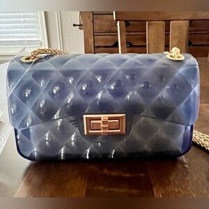 NWT Olivia Miller Finn Crossbody, Translucent Blue